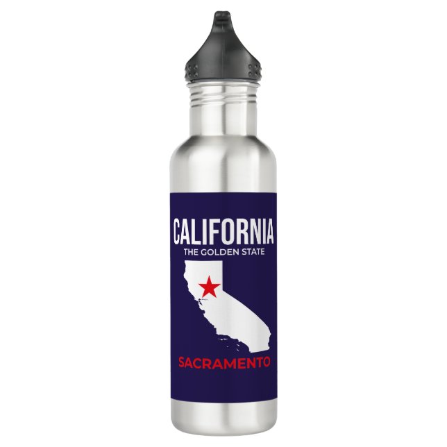 Botella De Agua California, Sacramento – The Golden State, USA (Derecha)