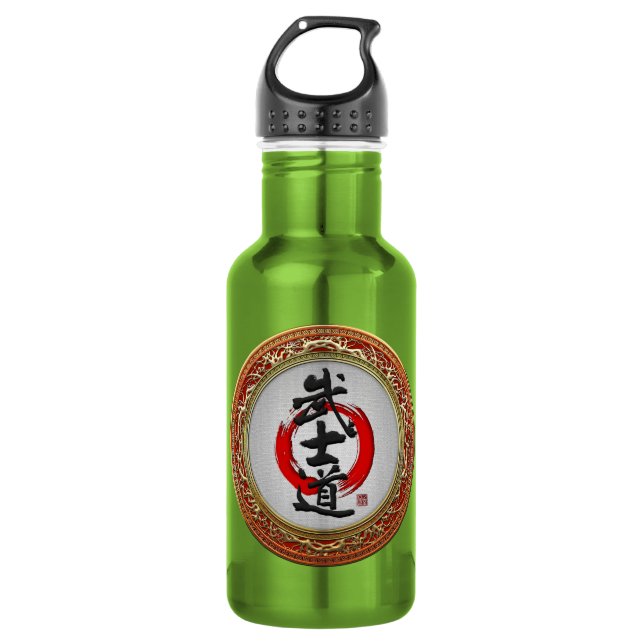 Botella De Agua Caligrafía japonesa [200] - Bushido (Anverso)