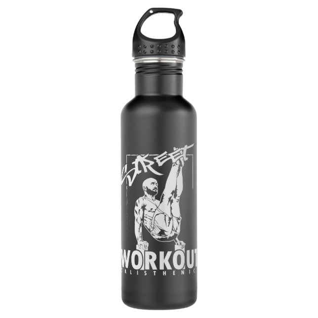 Botella De Agua Calisthenics "Street Workout" Muskeltraining (Anverso)