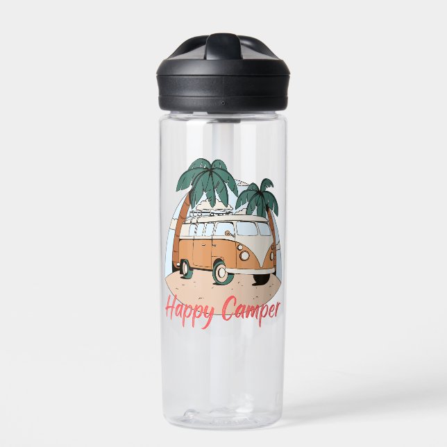 Botella De Agua Camarera feliz (Delante)