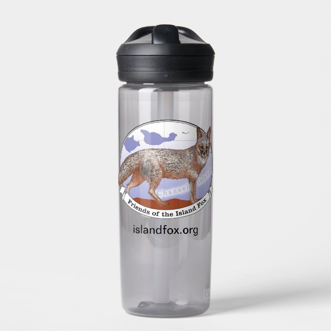 Botella de agua CamelBak® con logotipo de Fox Isla (Delante)
