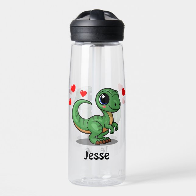 Botella de agua CamelBak de Velociraptor Dinosauri (Delante)