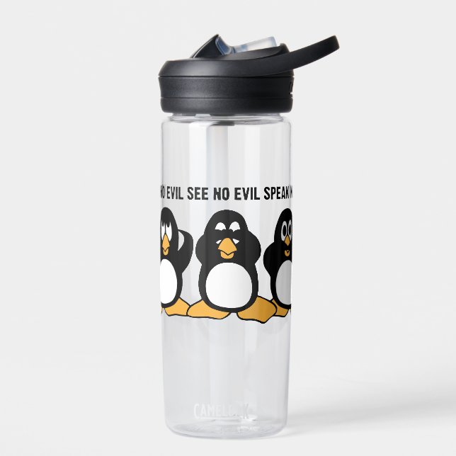 Botella De Agua CamelBak Eddy de tres ingentes pingüinos (Izquierdo)