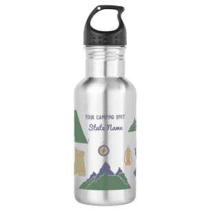 Botella De Agua Caminatas de colección de recuerdos para Personali