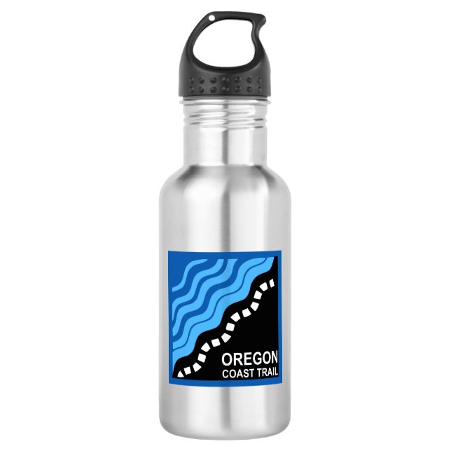 Botella De Agua Camino costero de Oregon (Anverso)