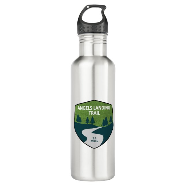 Botella De Agua Camino de aterrizaje de los Ángeles Parque Naciona (Anverso)