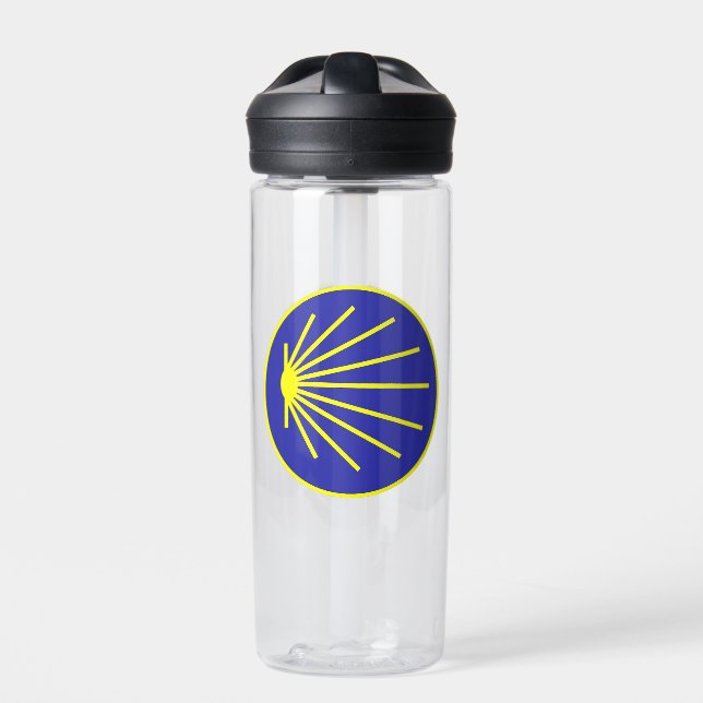 Botella De Agua Camino Pilgrim Scallop (Delante)