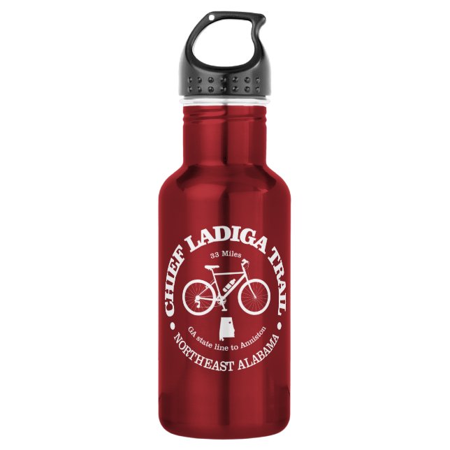 Botella De Agua Camino principal de Ladiga (ciclismo) (Anverso)