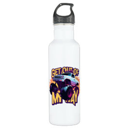 Botella De Agua Camión de Monstruo. Sal de mi camino