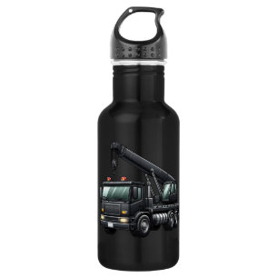 Botella De Agua Camión grúa de construcción
