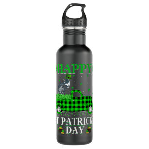 Botella De Agua Camión verde de búfalo divertida