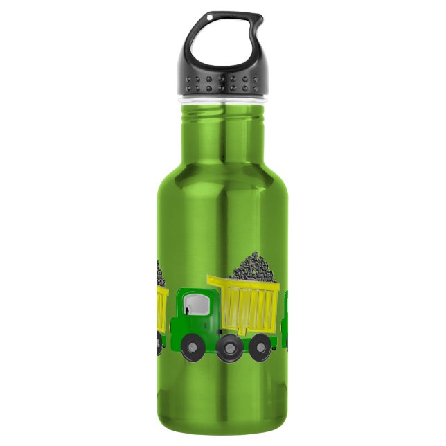 Botella De Agua Camión volcado (amarillo) (Anverso)