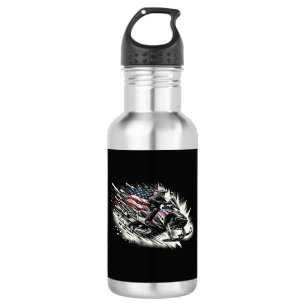 Botella De Agua Camioneta de nieve T Moto de nieve Camiseta de man