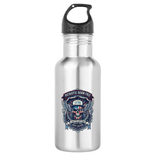 Botella De Agua Camioneta Monstruo Patriótica 1776 Fuera de Carret
