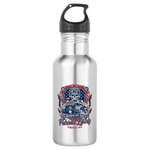 Botella De Agua Camioneta Monstruo Patriótica 1776 Fuera de Carret