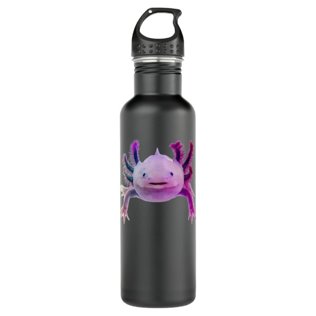 Botella De Agua Camisa Axolotl: edición limitada (Anverso)