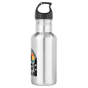 Botella De Agua Camisa de apoyo emocional humano Foxhound American