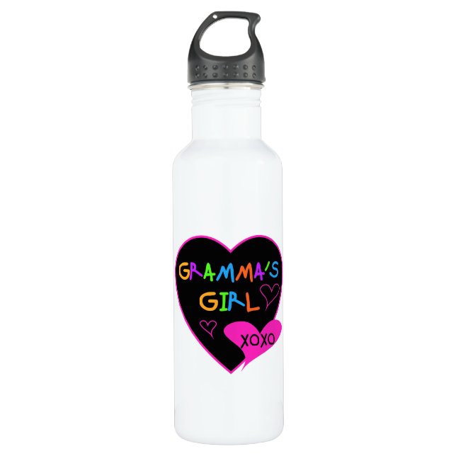 Botella De Agua Camisas Chicas de Gramma, tazas, botones, Fundas,  (Anverso)
