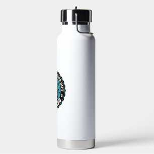 Botella De Agua Camiseta Arte para Amante de Gatos Abuelo Abuela -