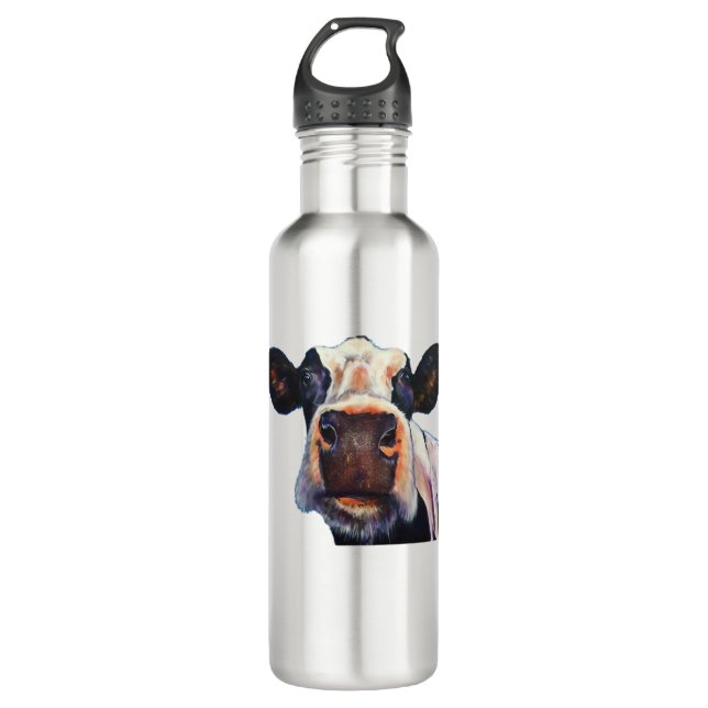 Botella De Agua Camiseta clásica de vaca sagrada (Anverso)