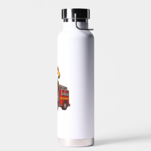 Botella De Agua Camiseta clásica para bomberos de perros (1)