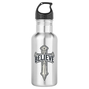 Botella De Agua Camiseta Cristiana Ancla de Mi Alma Jesucristo