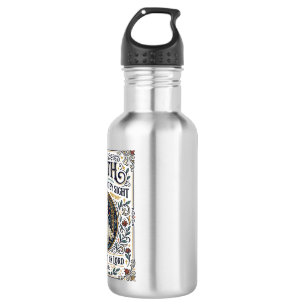 Botella De Agua Camiseta de Arte de Escritura de Diario de Biblia 