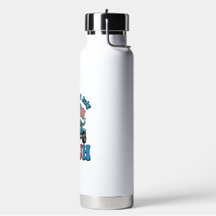Botella De Agua Camiseta de camión monstruo de dinosaurio divertid