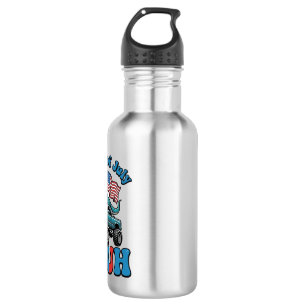 Botella De Agua Camiseta de camión monstruo de dinosaurio divertid
