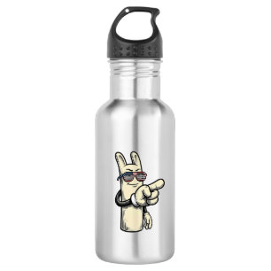 Botella De Agua Camiseta de dibujos animados de mano señalando pat