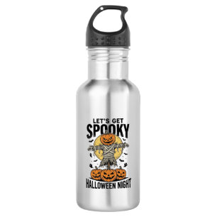 Botella De Agua Camiseta de espantapájaros de calabaza Gráfico vin