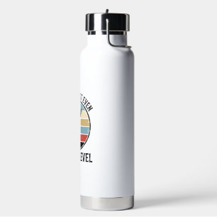 Botella De Agua Camiseta de grabado vintage de cita divertida de j