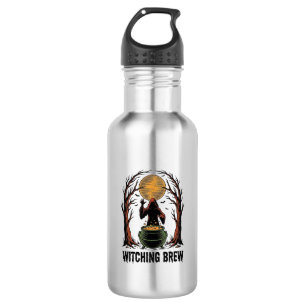 Botella De Agua Camiseta de grabado vintage de Halloween de calder