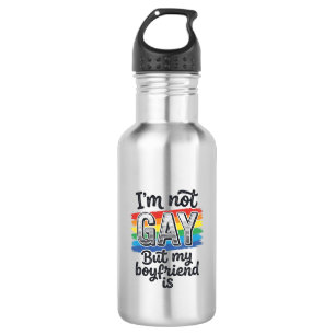 Botella De Agua Camiseta de grabado vintage de orgullo de novio di