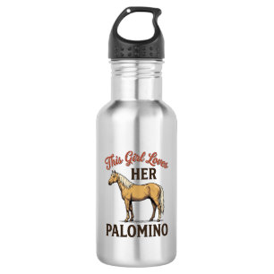 Botella De Agua Camiseta de grabado vintage para amante de caballo