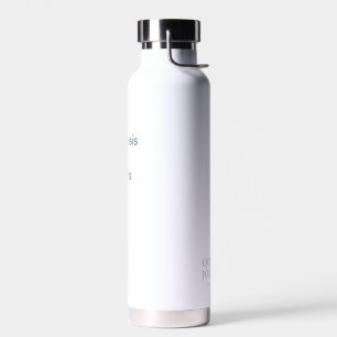 Botella De Agua Camiseta de Hípnosis Quantum Journeys para Mujeres