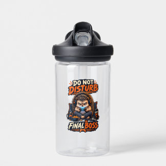 Botella De Agua Camiseta de jugador de erizo jefe final No molesta