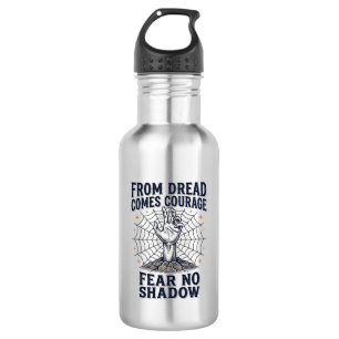 Botella De Agua Camiseta de Motivación de Terror con Frase de Valo