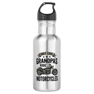 Botella De Agua Camiseta de Motociclista Vintage Abuelos Geniales
