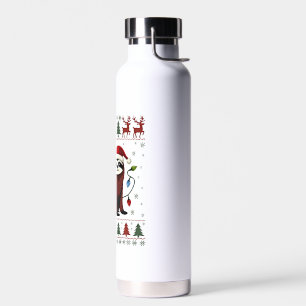 Botella De Agua Camiseta de Navidad para regalo de amante de perez