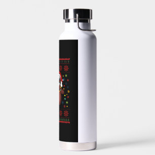 Botella De Agua Camiseta de Navidad para regalo de amante de perez