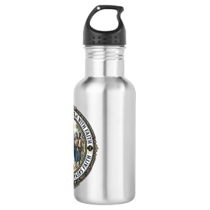 Botella De Agua Camiseta de nerd de teología apologética de Jesús