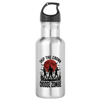 Botella De Agua Camiseta de Princesa Zombie Gráfica de Terror Vint