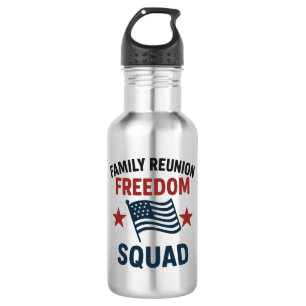 Botella De Agua Camiseta de Reunión Familiar Freedom Squad – Patri