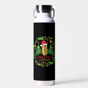 Botella De Agua Camiseta del Navidad Hot Dog Lover Xmas Feo