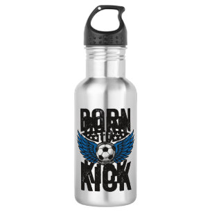 Botella De Agua Camiseta Diseñada Para Alas De Fútbol Vintage Naci