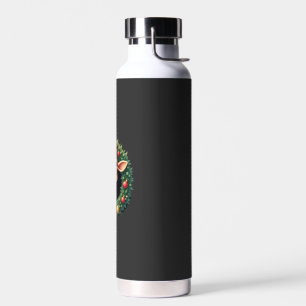Botella De Agua Camiseta divertida de jirafa de animal Meme cara f