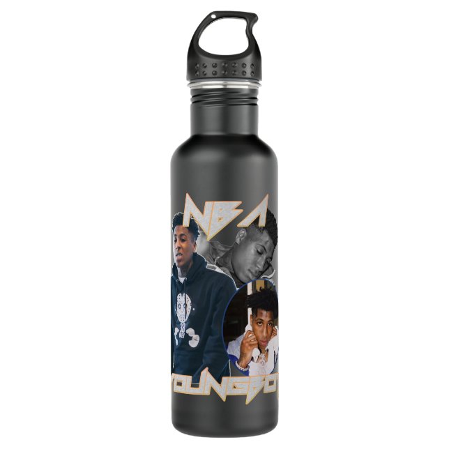 Botella De Agua Camiseta Esencial Clásica para JÓVENES de la NBA (Anverso)