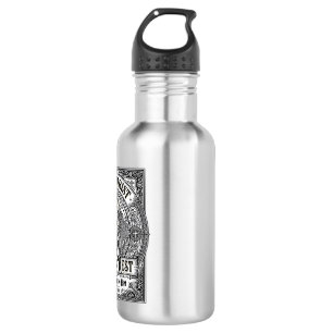 Botella De Agua Camiseta Gráfica Cristiana Jesús Declutter Hogar L