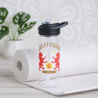 Botella De Agua Camiseta gráfica de doble león de la casa GRYFFIND